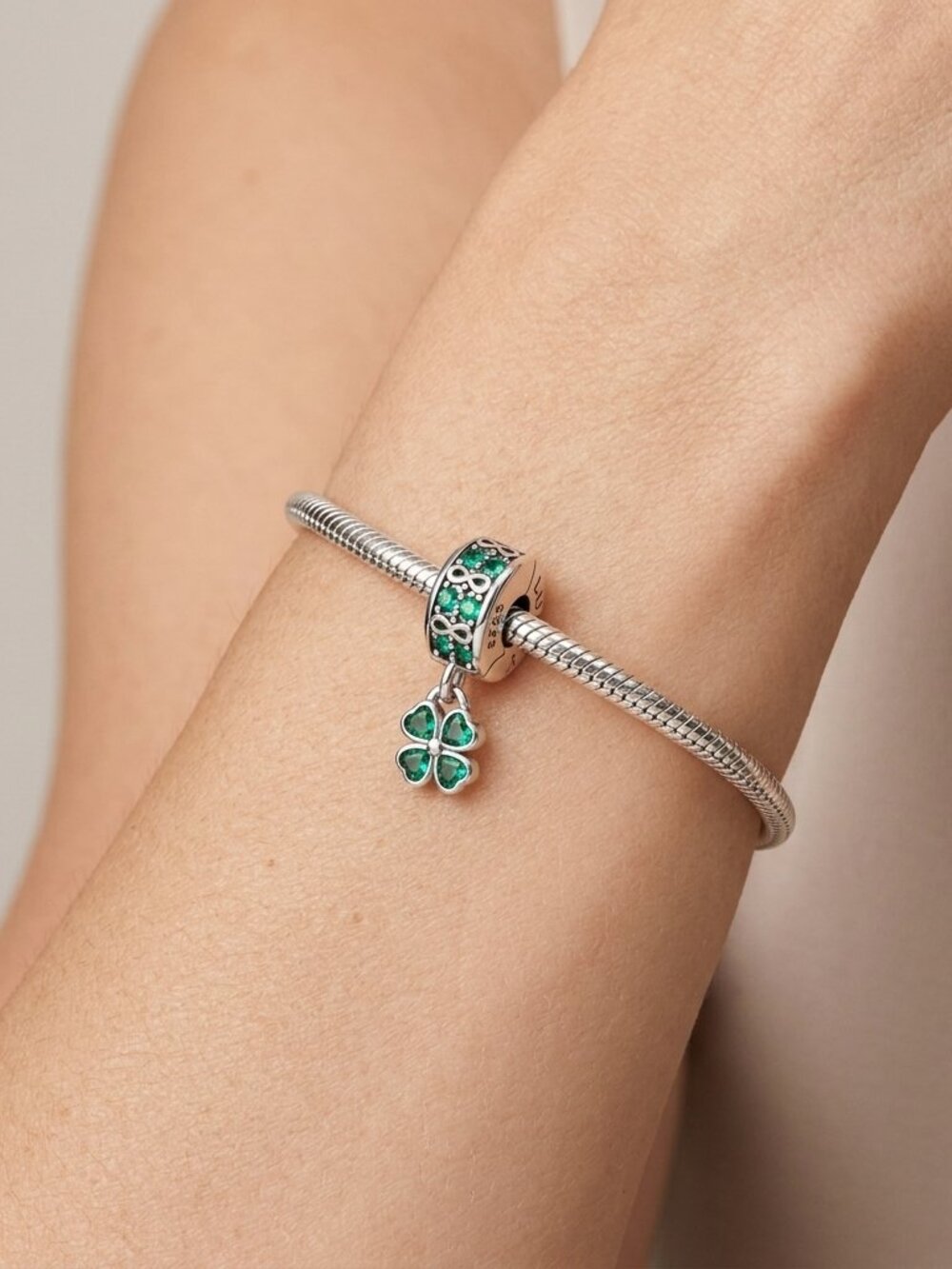 Lucky Clover Spacer Charm